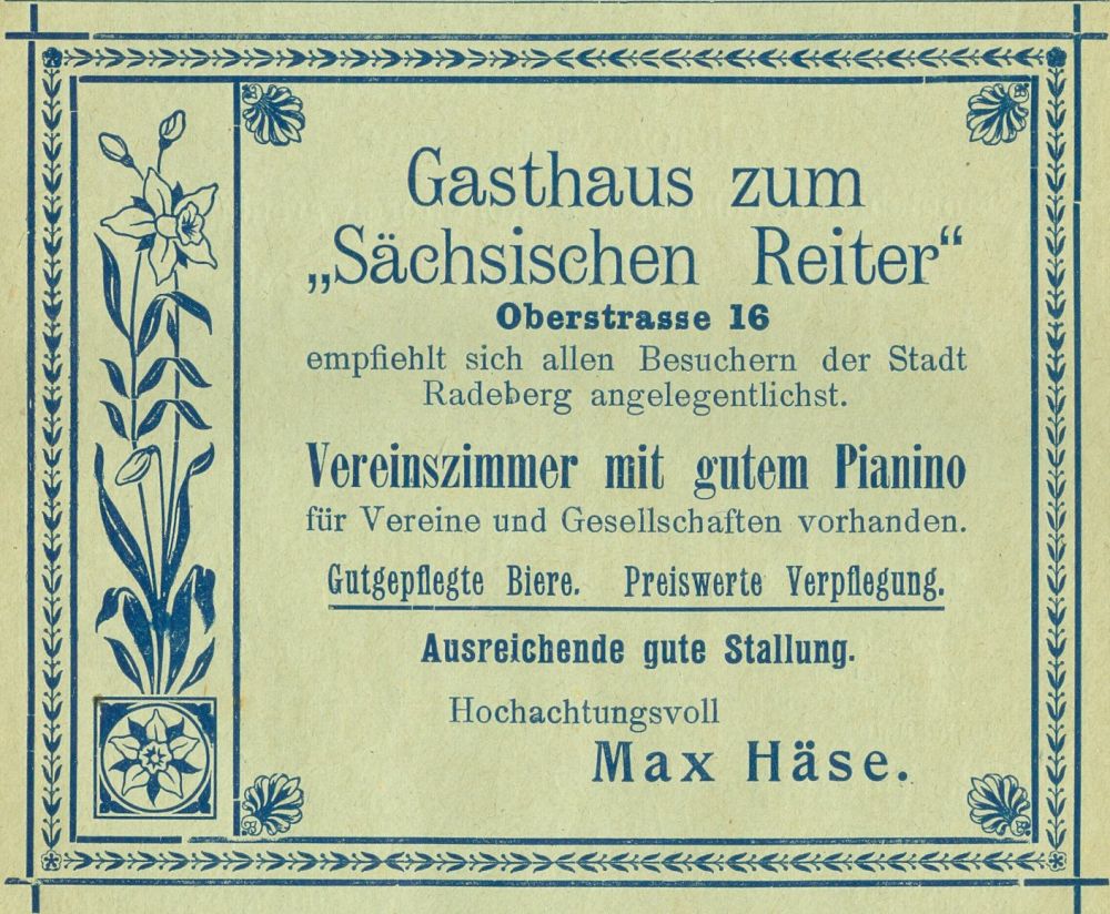 Oberstra&szlig;e 16  Radeberg