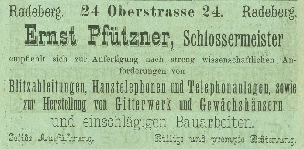 Oberstra&szlig;e 24 (1787 HNr. 137)  Radeberg