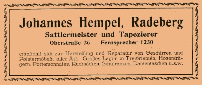 Oberstra&szlig;e 26  Radeberg