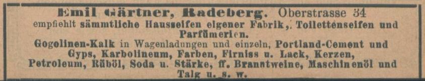 Oberstra&szlig;e 34  Radeberg