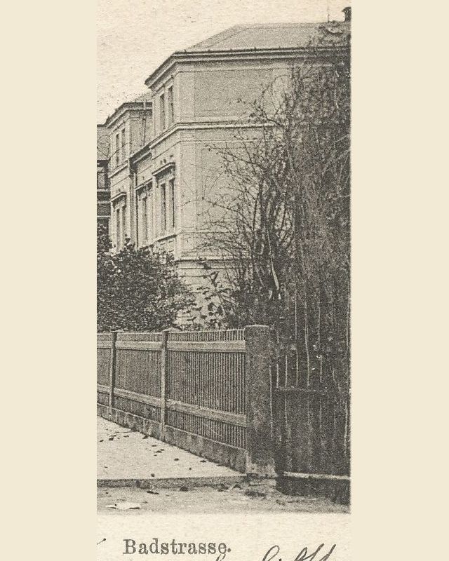 Otto-Bauer-Stra&szlig;e 2 (vor 1905 Badstra&szlig;e 3, 1905 - 1937 Badstra&szlig;e 5)  Radeberg