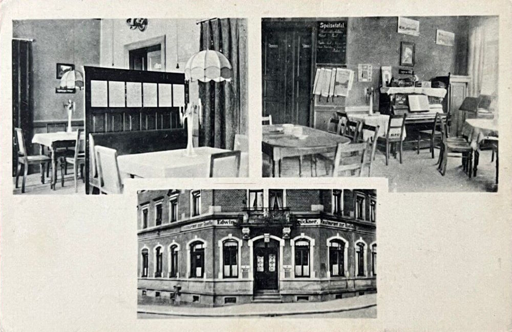 Otto-Uhlig-Stra&szlig;e 1 (1905 - 1927 Lange Stra&szlig;e 17, 1937 Lange Stra&szlig;e 1) / Pulsnitzer Stra&szlig;e  Radeberg