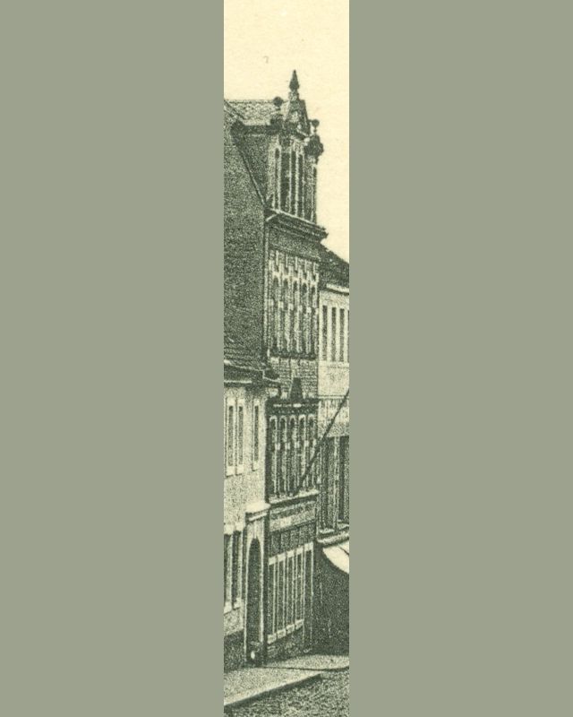 Pirnaer Stra&szlig;e 3 (1787 HNr. 39, vor 1903 Pirnaische Stra&szlig;e 2, 1903 - 1927 Pirnaer Stra&szlig;e 2)  Radeberg