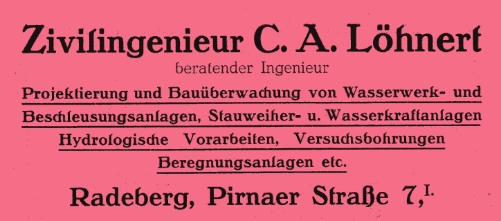 Pirnaer Stra&szlig;e 13 (1787 HNr. 44, vor 1903 Pirnaische Stra&szlig;e 7, 1903 - 1927 Pirnaer Stra&szlig;e 7)  Radeberg