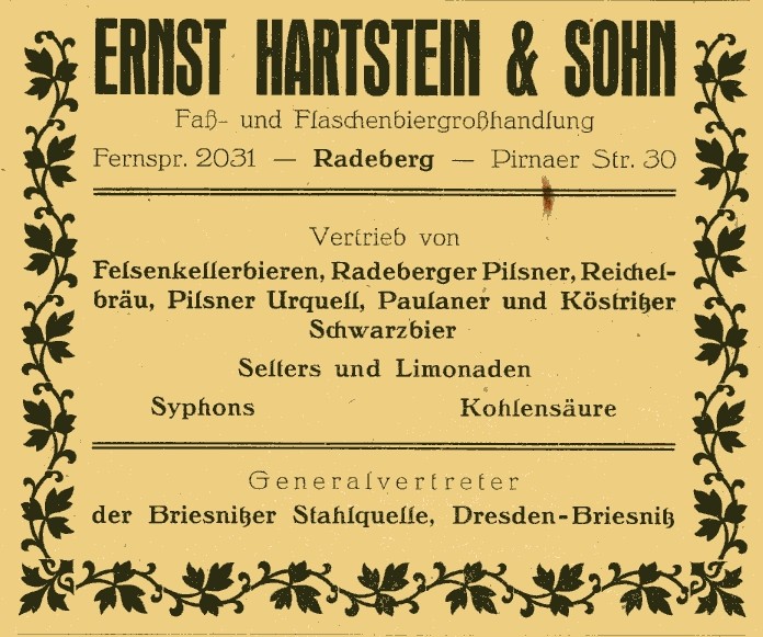 Pirnaer Straße 14 alt (1787 HNr. 53, vor 1903 Pirnaische Straße 30, 1903 - 1927 Pirnaer Straße 30) Radeberg Pirnaer Straße 14 alt (1787 HNr. 53, vor 1903 Pirnaische Straße 30, 1903 - 1927 Pirnaer Straße 30) Radeberg