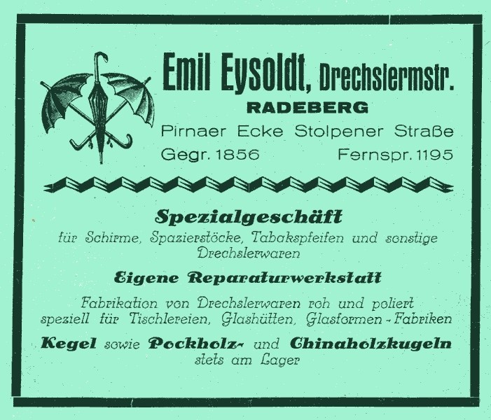 Pirnaer Straße 25 (1787 HNr. 176, vor 1903 Pirnaische Straße 13, 1910 - 1927 Pirnaer Straße 13) / Stolpener Str. Radeberg Pirnaer Straße 25 (1787 HNr. 176, vor 1903 Pirnaische Straße 13, 1910 - 1927 Pirnaer Straße 13) / Stolpener Str. Radeberg
