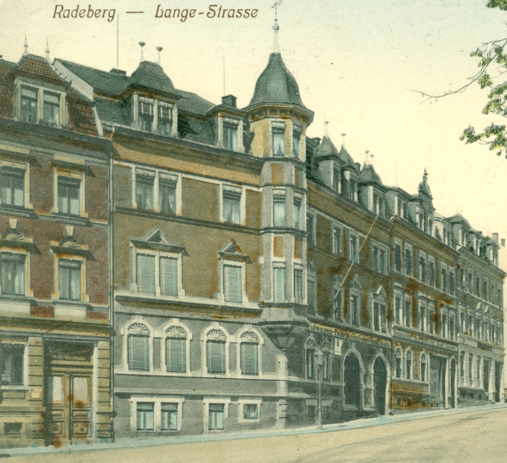 Pulsnitzer Straße 5 (1896 Langestraße 2, 1903 - 1927 Lange Straße 3) Radeberg Pulsnitzer Straße 5 (1896 Langestraße 2, 1903 - 1927 Lange Straße 3) Radeberg