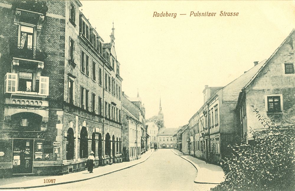 Pulsnitzer Straße 36 (1787 HNr. 5B, vor 1910 Pulsnitzer Straße 16a, 1910 - 1927 Pulsnitzer Straße 14) Radeberg Pulsnitzer Straße 36 (1787 HNr. 5B, vor 1910 Pulsnitzer Straße 16a, 1910 - 1927 Pulsnitzer Straße 14) Radeberg