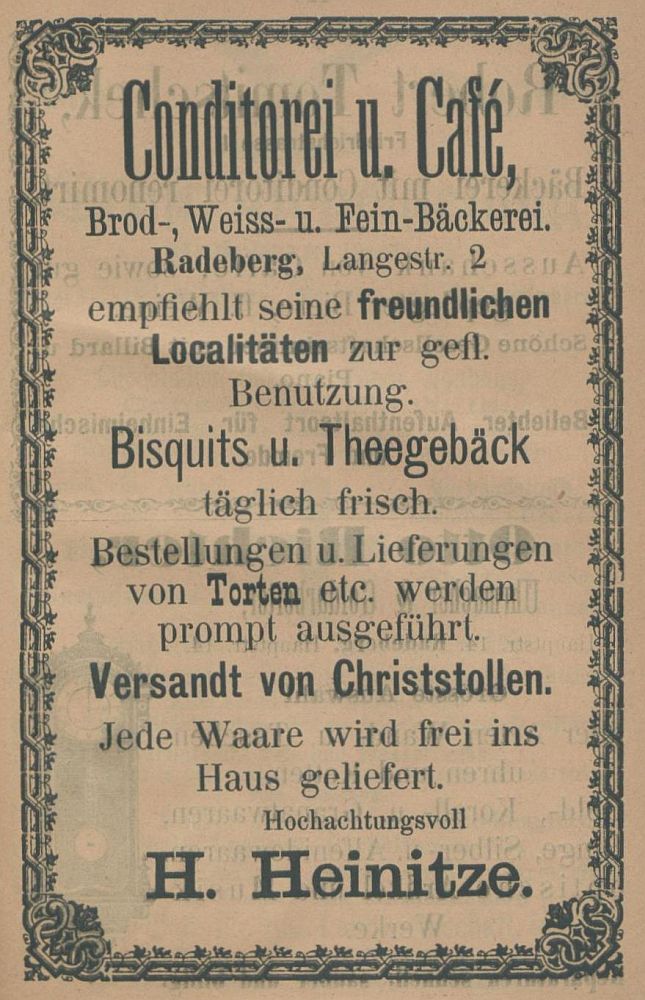 Pulsnitzer Straße 5 (1896 Langestraße 2, 1903 - 1927 Lange Straße 3) Radeberg Pulsnitzer Straße 5 (1896 Langestraße 2, 1903 - 1927 Lange Straße 3) Radeberg