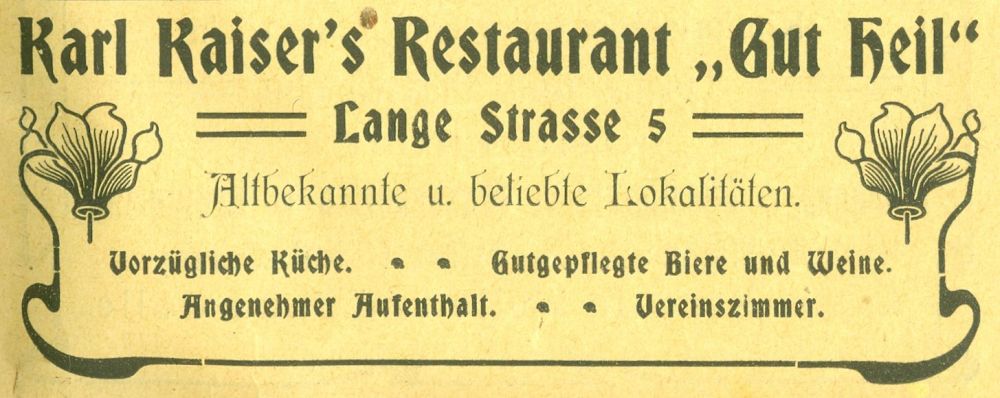 Pulsnitzer Stra&szlig;e 7 (1905 - 1927 Lange Stra&szlig;e 5)  Radeberg