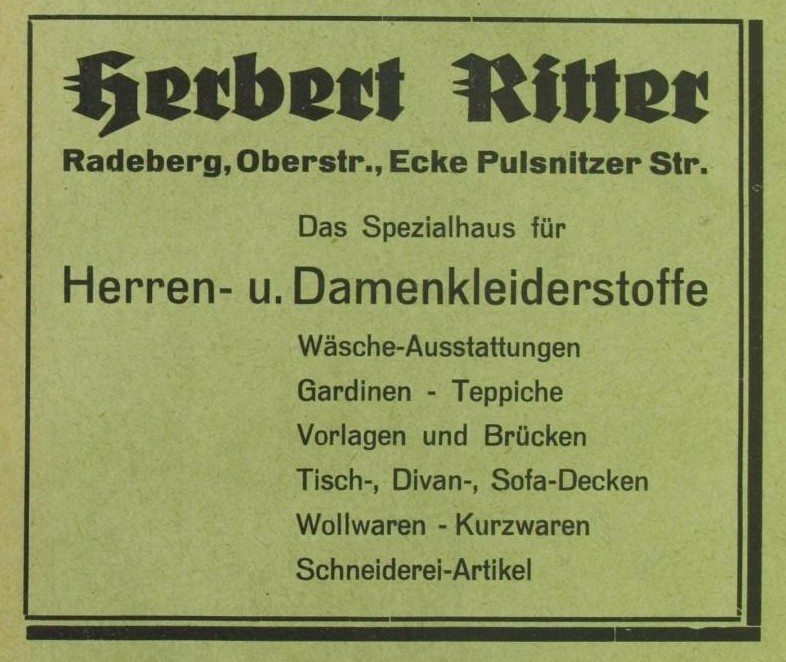 Pulsnitzer Stra&szlig;e 22, 22a  Radeberg