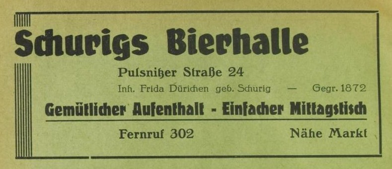 Pulsnitzer Stra&szlig;e 24 (vor 1910 Pulsnitzer Stra&szlig;e 21, 1910 - 1927 Pulsnitzer Stra&szlig;e 2)  Radeberg