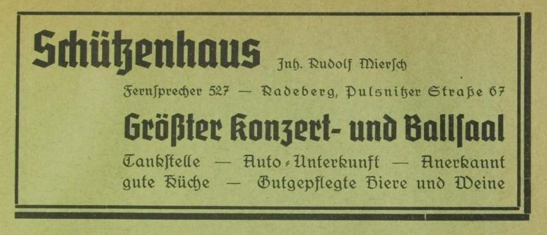 Pulsnitzer Straße 67 (1905 Pulsnitzer Straße 24, 1910 - 1927 Pulsnitzer Straße 47) Radeberg Pulsnitzer Straße 67 (1905 Pulsnitzer Straße 24, 1910 - 1927 Pulsnitzer Straße 47) Radeberg