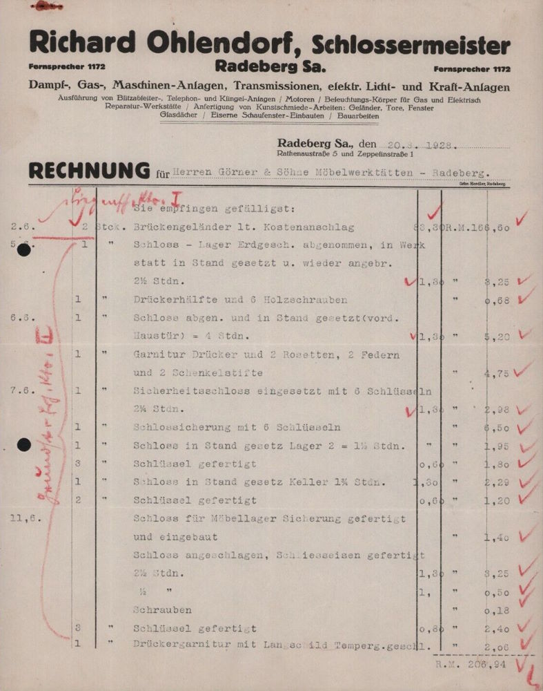 Rathenaustra&szlig;e 5 (1905-27 K&ouml;nig Albert-Stra&szlig;e 5, 1927 Rathenaustra&szlig;e 5, 1937 Albertstra&szlig;e 5)  Radeberg