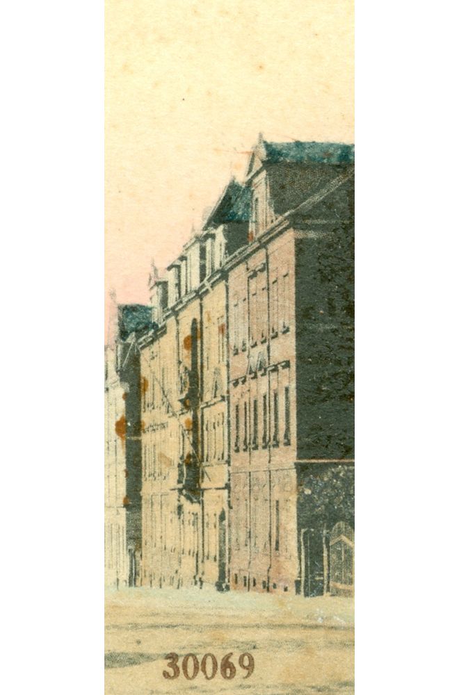 Rathenaustra&szlig;e 9 (vor 1905 Pillnitzer Stra&szlig;e 44, 1905-27 K&ouml;nig Albert-Stra&szlig;e 9, 1927 Rathenaustra&szlig;e 9, 1937 Albertstra&szlig;e 9)  Radeberg