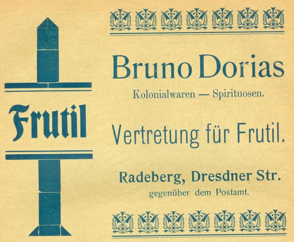 Rathenaustraße 1 (vor 1903 Pillnitzer Straße 48, 1903 König Albert-Straße 1, 1927 Rathenaustraße 1, 1937 Albertstraße 1) Radeberg Rathenaustraße 1 (vor 1903 Pillnitzer Straße 48, 1903 König Albert-Straße 1, 1927 Rathenaustraße 1, 1937 Albertstraße 1) Radeberg