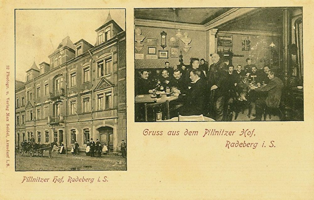Rathenaustra&szlig;e 11 (vor 1903 Pillnitzer Stra&szlig;e 43, 1903 K&ouml;nig Albert-Stra&szlig;e 11, 1927 Rathenaustra&szlig;e 11, 1937 Albertstra&szlig;e 11)  Radeberg