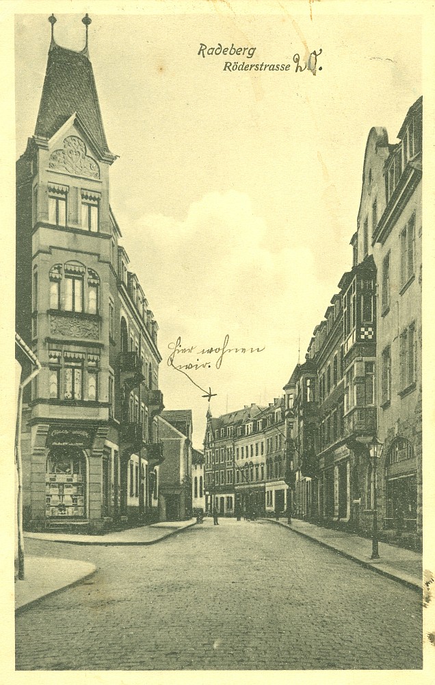 Röderstraße 8 (vor 1889 Röderstraße 16) Radeberg Röderstraße 8 (vor 1889 Röderstraße 16) Radeberg