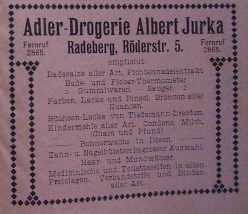 R&ouml;derstra&szlig;e 5  Radeberg