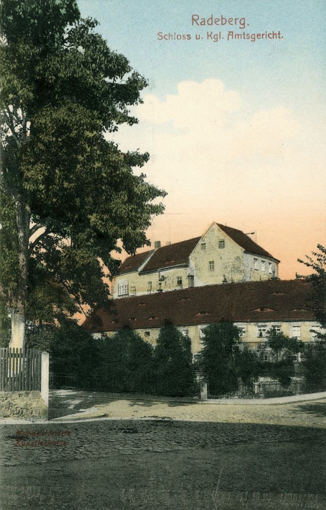 Schloßstraße 6 (1787 HNr. 1B) Radeberg Schloßstraße 6 (1787 HNr. 1B) Radeberg