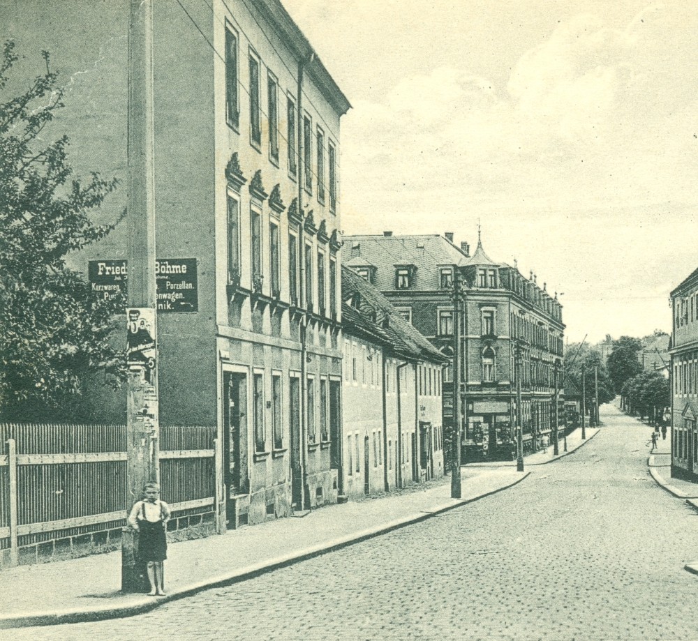 Stolpener Straße 9 / Wasserstraße (vor 1903 Stolpener Straße 4a) Radeberg Stolpener Straße 9 / Wasserstraße (vor 1903 Stolpener Straße 4a) Radeberg