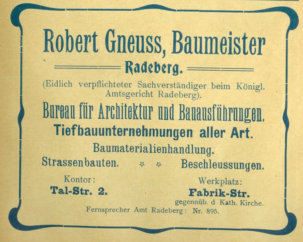 Talstra&szlig;e 2  Radeberg