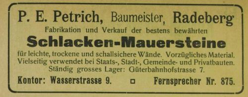 Wasserstraße 9 ( 9a Radeberg Wasserstraße 9 ( 9a Radeberg
